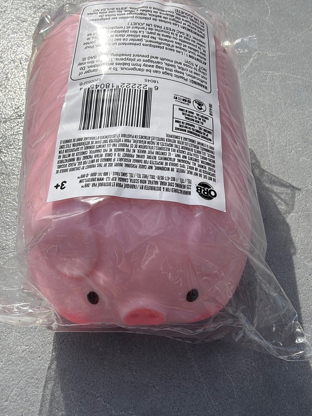 ORB Giant Pink Pig Squishy Toy